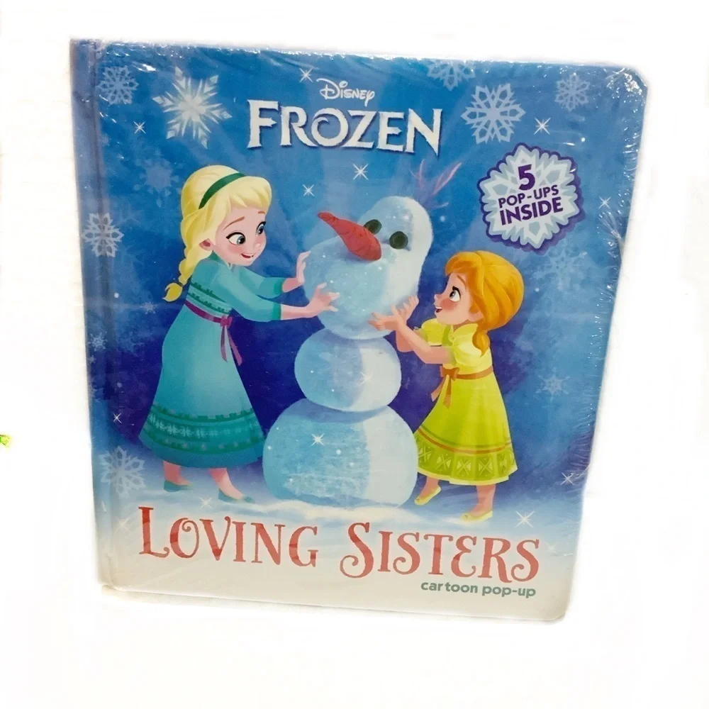 Disney Frozen Pop Up Book Loving Sisters Cartoon NEW in Sealed Packaging NWT